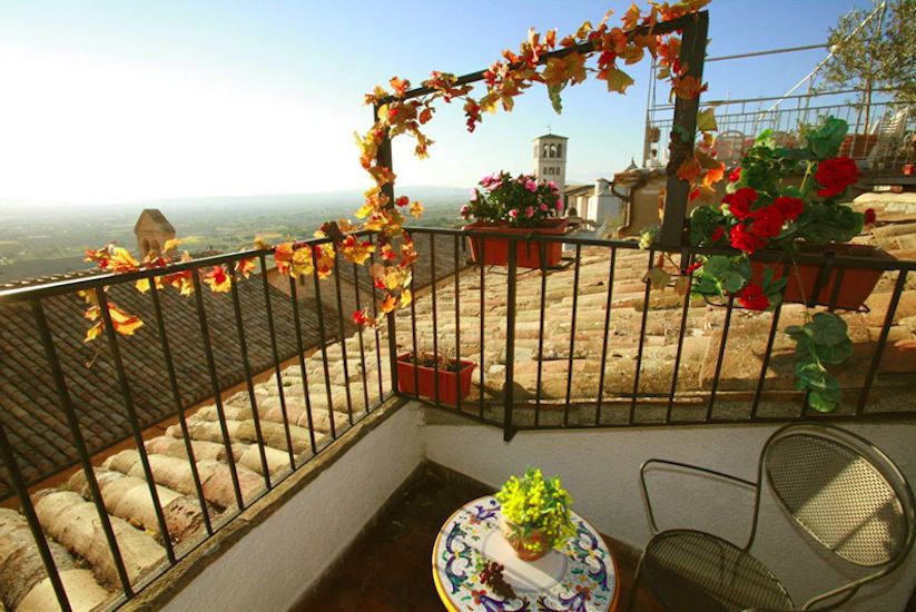 Hotel Properzio Assisi Bagian luar foto